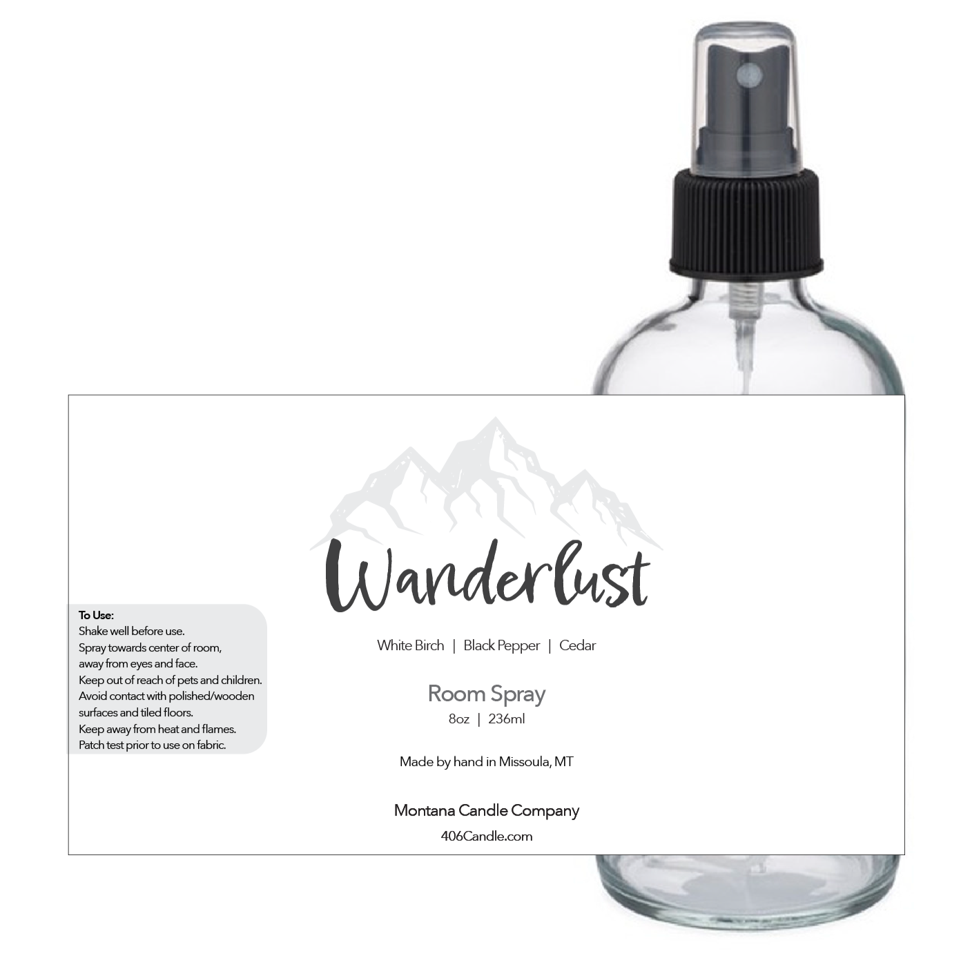 Wanderlust Room Spray