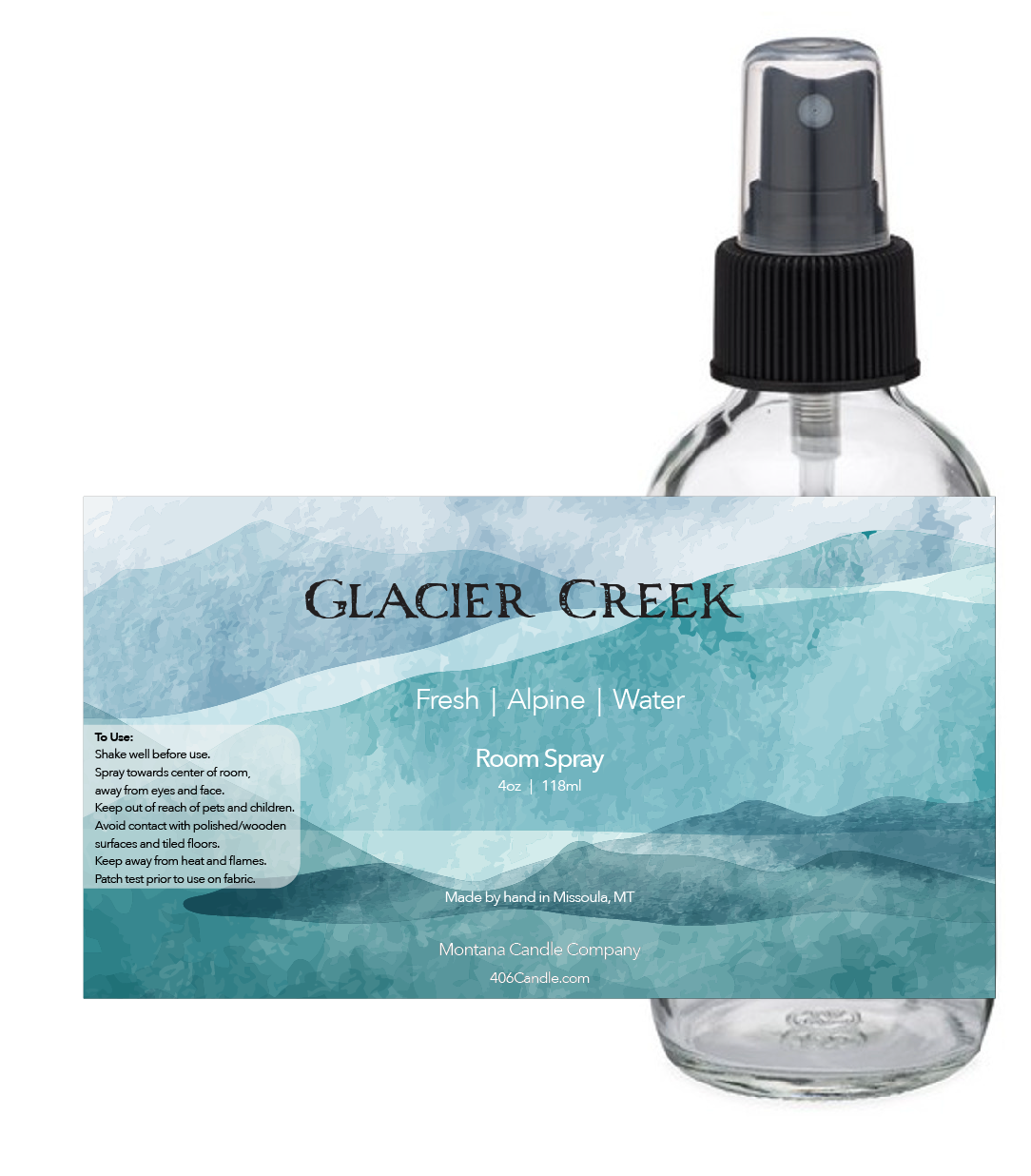 Glacier Creek Room Spray